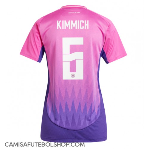 Camisa de time de futebol Alemanha Joshua Kimmich #6 Replicas 2º Equipamento Feminina Europeu 2024 Manga Curta